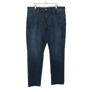 Lucky Brand Men's 410 Athletic Straight Dark Wash Denim Jeans 40x34 New